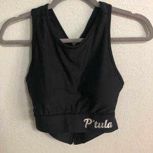 P’tula Araceli Fierce Sports Bra-BLK SM